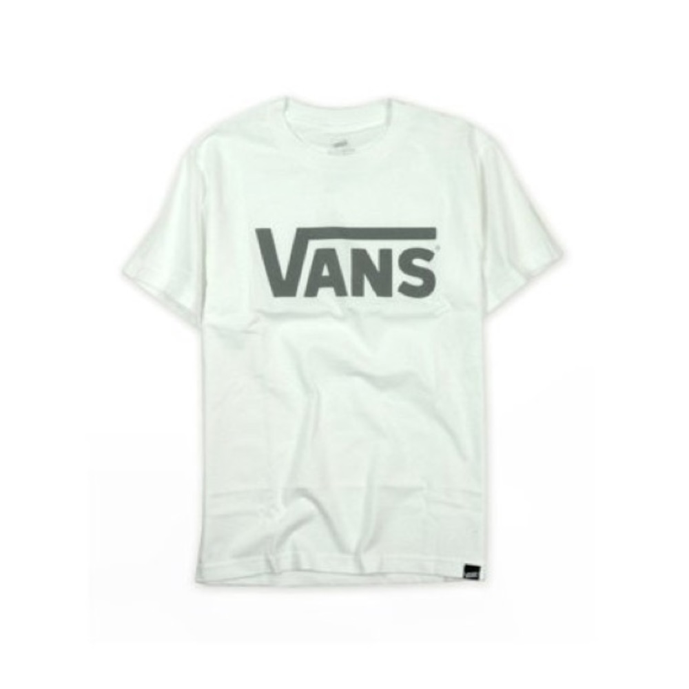 Light Aqua Vans Big Logo Short Sleeve